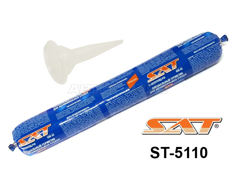Герметик полиуретановый SAT (фолиевая туба) 600ML (SAT: ST-5110)