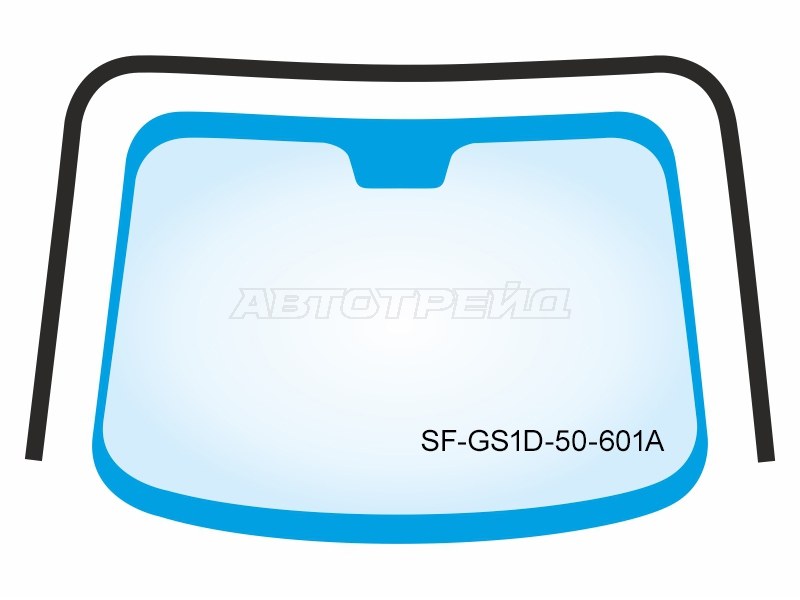 Молдинг лобового стекла (П-образный) Mazda Mazda6 07-12  / Atenza 07-12 (SAT: SF-GS1D-50-601A)