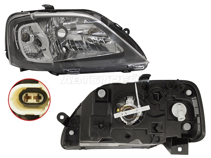 Фара Renault Logan 04-09 (Справа) (TYC: 20-E787-05-2B)