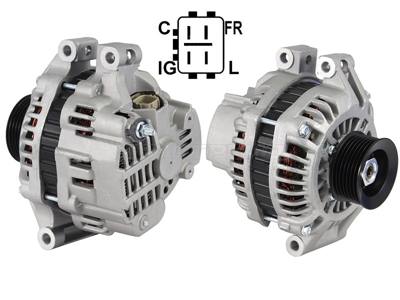 Генератор HONDA CR-V 2.0 01- /STREAM 2.0 02-K20A1 /K20A4 12V 70A (SAT: ST-31100-PNC-004)