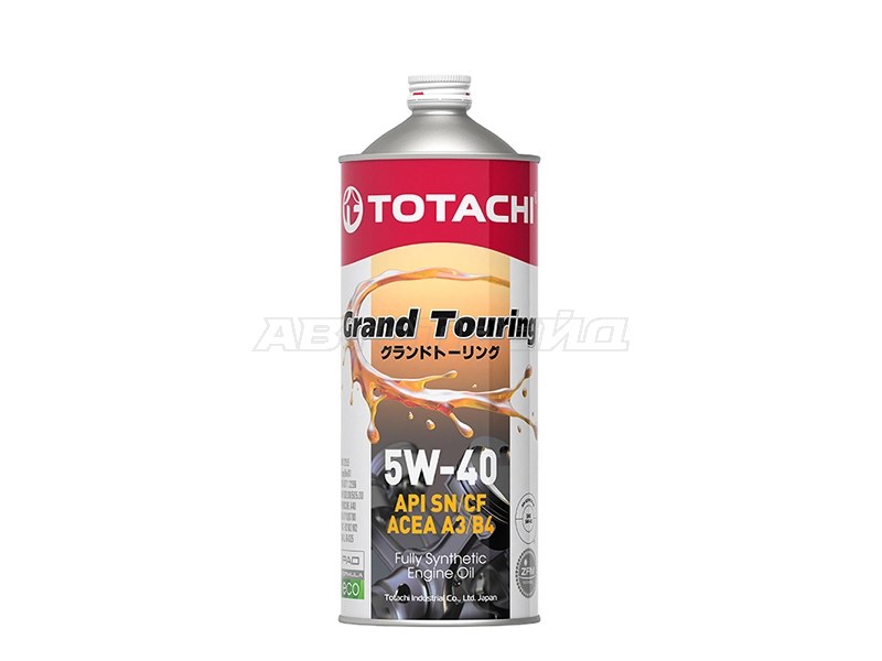Масло моторное синтетическое TOTACHI Grand Touring 5W-40 SN /CF, A3 /B4 1л (TOTACHI: 4562374690837)