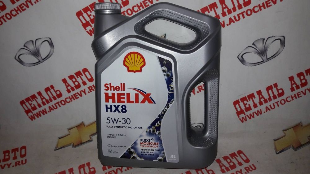 Масло моторное shell helix hx8 5w30 (4л) (синтетика) (SHELL: 550040542)