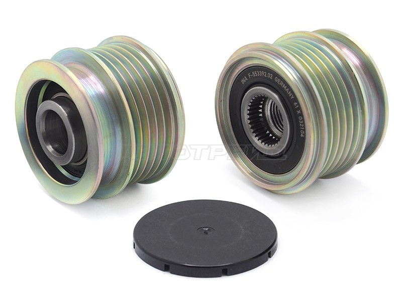 Шкив генератора FORD MONDEO /S-MAX 06- 2.5 /VOLVO S60 /S80 06- 2.4D-2.5 /XC60 /XC70 /XC90 08- 2.4 (INA: 535012110)