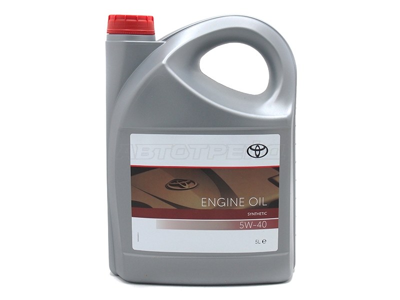 Масло моторное синтетическое TOYOTA 5W-40 5л (TOYOTA: 08880-80835)