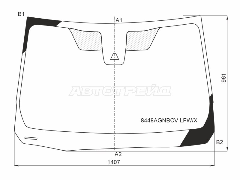 Стекло лобовое (Камера) Toyota Corolla Cross 20- (XYG: 8448AGNBCV LFW/X)