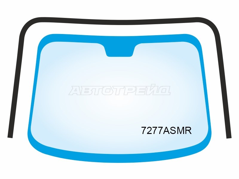 Молдинг лобового стекла (П-образный) Renault Koleos 08-16 (ALP: 7277ASMR)