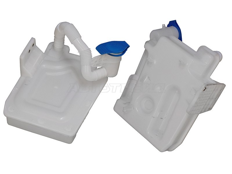 Бачок омывателя Skoda Octavia 04-13  / Volkswagen Golf 08-17  / Jetta 05-10  / Skoda Superb 08-15  / Yeti 09-18  / Volkswagen Caddy 03-15  / Touran 03-15 (С горловиной) (SAT: ST-VW17-101-0)