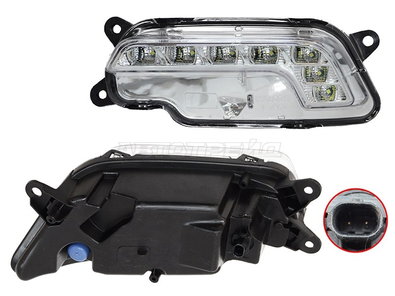 Ходовые огни Mercedes-Benz E-Class 09-17 (Спереди / Слева) (SAT: ST-440-1611L-AQ)