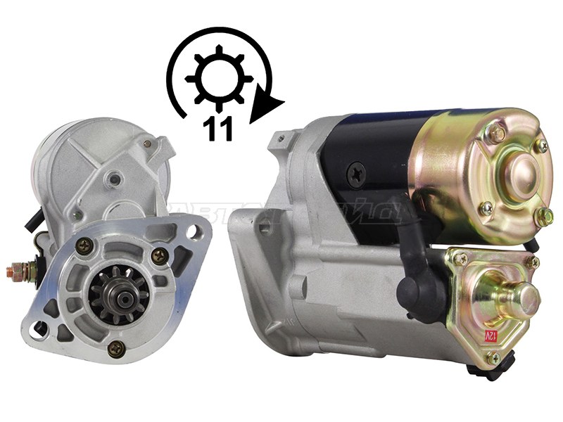 Стартер Toyota Hiace 93-20  / Hilux 01-04  / Land Cruiser Prado (J90,J120,J150) 96-20  / 4Runner 02-09 (2,7 kW / Z=11) (DENSO: DSN1229)