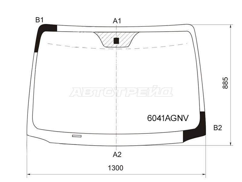 Стекло лобовое NISSAN NOTE 05-13 (FUYAO: 6041AGNV)