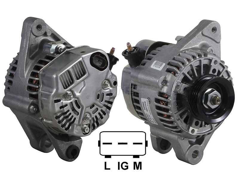 Генератор TOYOTA PLATZ /VITZ /YARIS 1.0 99-05 1SZ 12V 70A(4 ручейков) (SAT: ST-27060-23010)