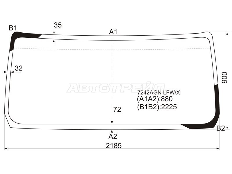 Купить Лобовое Стекло Вольво 960
