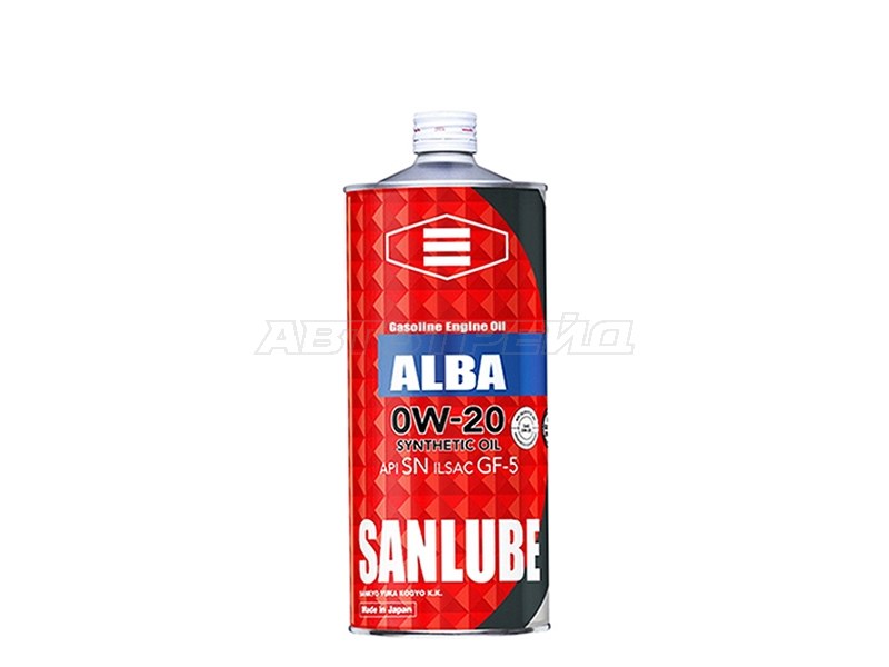 Масло моторное SANLUBE SYNTHETIC SN /GF-5 0W-20 1л (SANLUBE: SAN-SN0W20C1)
