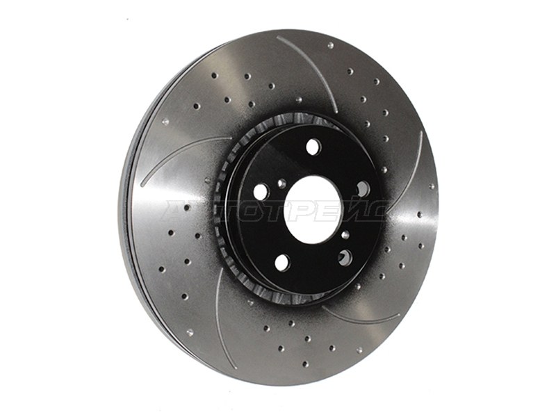 Комплект дисков тормозных передних перфорированных LEXUS GS300 /350 /430 /460 (SAT: ST-43516-22010PF)