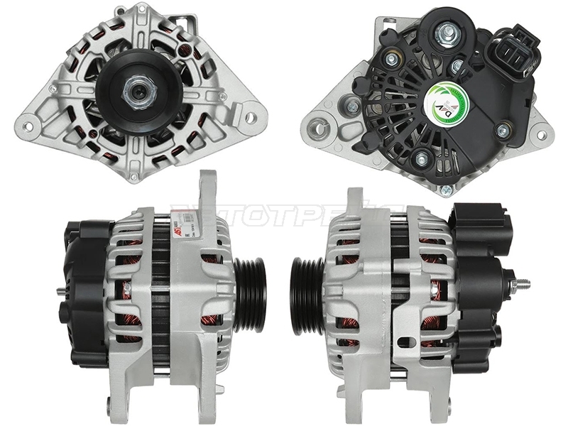 Генератор HYUNDAI ACCENT 1.5 /1.6 03-09 /TUCSON 2.0 05-09 /KIA RIO 1.6 06-09 /SPORTAGE 2.0 05-06 12V 90A (AS-PL: A9008)