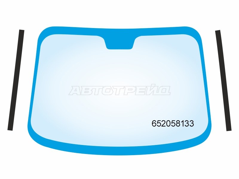 Молдинг лобового стекла Citroen Berlingo 08-16 (PMA: 652058133)