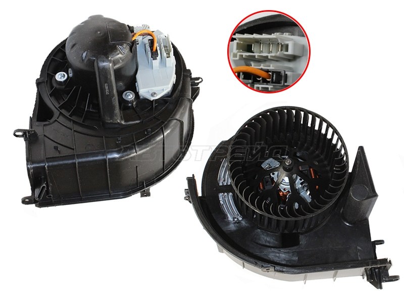 Мотор отопителя салона BMW X5 06-13  / X6 08-14 (SAT: ST-64116971108)