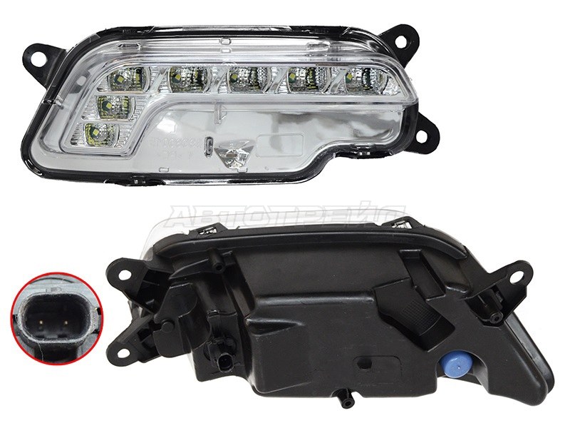 Ходовые огни Mercedes-Benz E-Class 09-17 (Спереди / Справа) (SAT: ST-440-1611R-AQ)