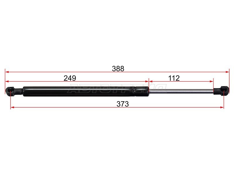 Амортизатор крышки багажника BMW 3-Series 05-14 (SAT: ST-51244365788)