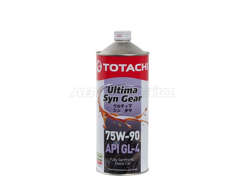 Масло трансмиссионное синтетическое TOTACHI Ultima Syn-Gear 75W-90 GL-4 1л (TOTACHI: G3501)