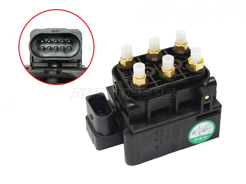 Блок клапанов пневмоподвески MERCEDES-BENZ S-CLASS W221 05-13 /M-CLASS W164 05- /W166 11- /E-CLASS W211 (SAT: ST-A2123200358)