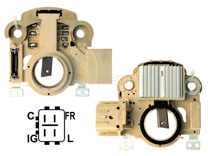 Реле-регулятор напряжения генератора HONDA CR-V RD#K20A4 02- /STREAM K20A1 02- (SAT: ST-31150-PNC-004)