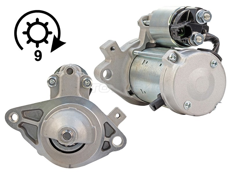 Стартер Toyota Vitz 05-10  / Belta 05-12  / Yaris 05-20 (1 kW / Z=9) (SAT: ST-28100-40140)