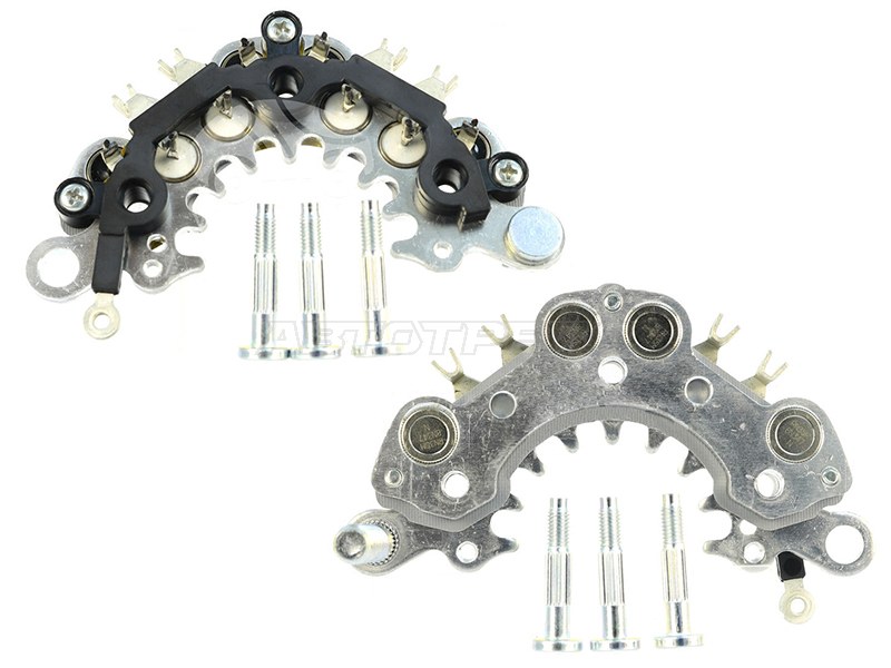 Диодный мост генератора NISSAN ALMERA N16 00-01 /PRIMERA P11 /P12 02- QG15DE /QG16DE /QG18DE D=114mm (SAT: ST-133-0011)