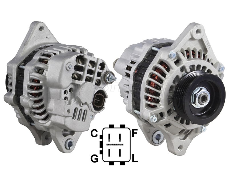 Генератор HONDA FIT /JAZZ /CIVIC /MOBILIO 1.3 /1.5 02- L13A /L15A 12V 80A (SAT: ST-31100-RSH-004)