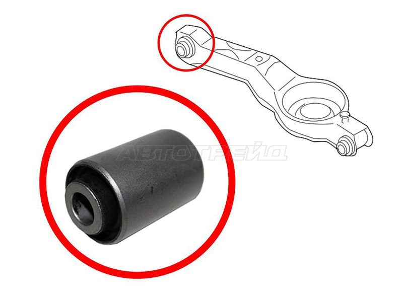 Сайлентблок заднего нижнего поперечного рычага MAZDA 3 03-13 /MAZDA 5 /PREMACY 05- /FORD KUGa 13- /FOCU (SAT: ST-C236-28-300)