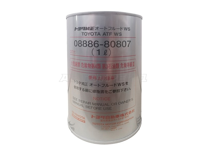 Масло трансмиссионное TOYOTA (металлическая банка) WS 1Л (TOYOTA: 08886-80807)