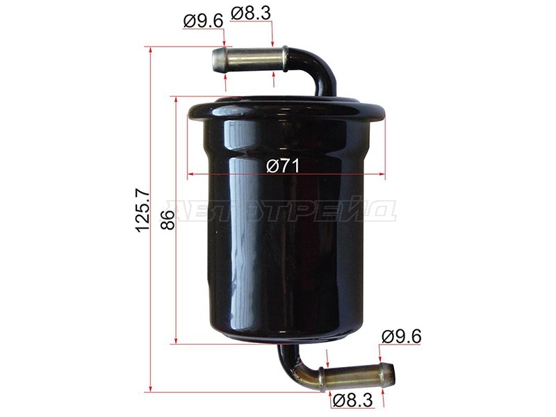 Фильтр топливный MAZDA DEMIO 96-02 /626 97-02 (SAT: ST-FP34-13-480)