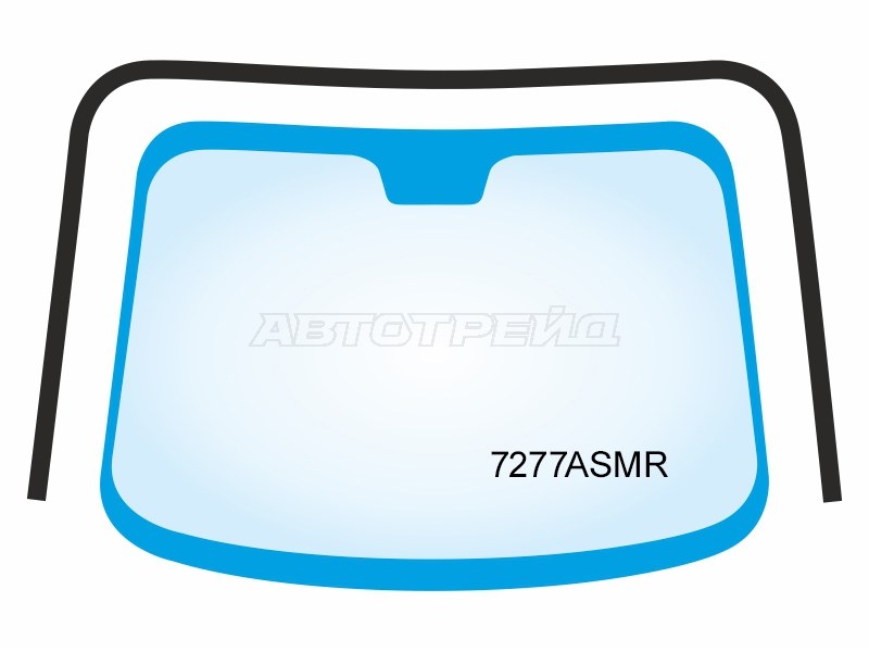 Молдинг лобового стекла (П-образный) Renault Koleos 08-16 (PMA: 7277ASMR)