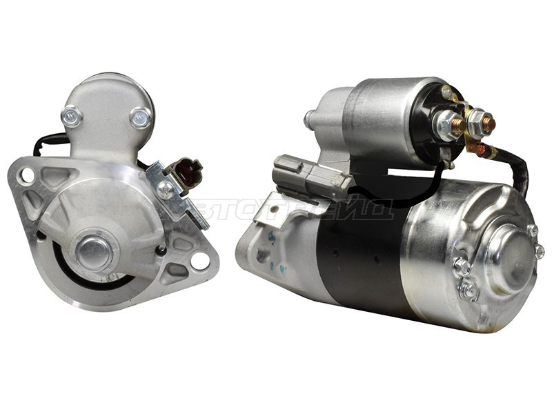Стартер Nissan AD 90-02  / Almera 95-06  / Primera 90-08  / Sunny 87-00  / Jaguar S-type 02-08  / Nissan 200SX 94-98  / Almera Classic 06-12  / Avenir 90-99  / Bluebird 91-98 (1,4 kW / Z=8 / (восстановленный)(HITACHI)) (SAT: ST-23300-73Y10)