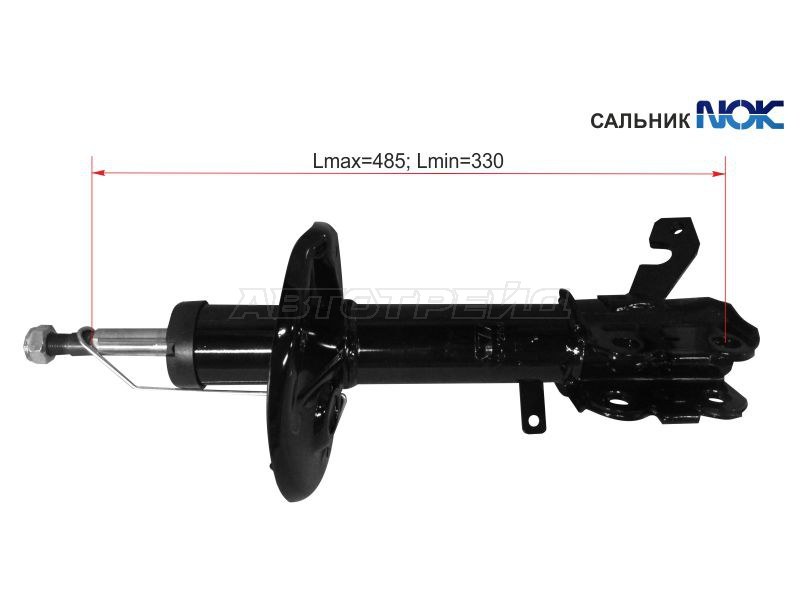 Стойка передняя TOYOTA COROLLA /SPRINTER /SPACIO /CARIB /LVN /CRE /TRN /MRN 91-02 RH (SAT: ST-48510-12750)