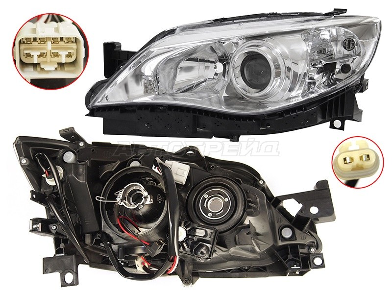 Фара Subaru Impreza 07-12 (Слева) (TYC: TG-220-1115L-LDEM1)