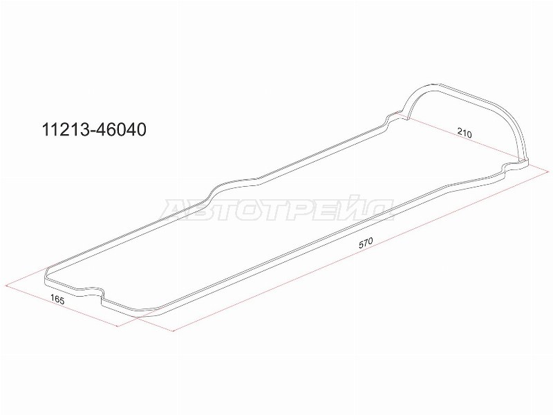Прокладка клапанной крышки TY 1JZ /2JZ-FSE, 00- Mark 110 /Brevis /Progres /Verossa (SAT: K11213-46040)