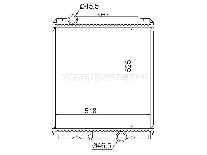 Радиатор (SAT: MC0083-3)