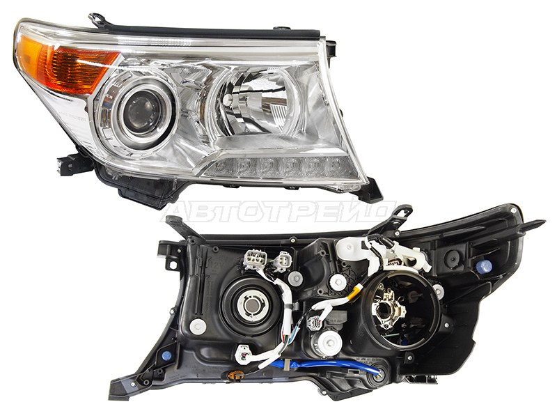 Фара Toyota Land Cruiser (J200) 12-15 (Спереди / Справа) (TOYOTA: 81145-60F30)