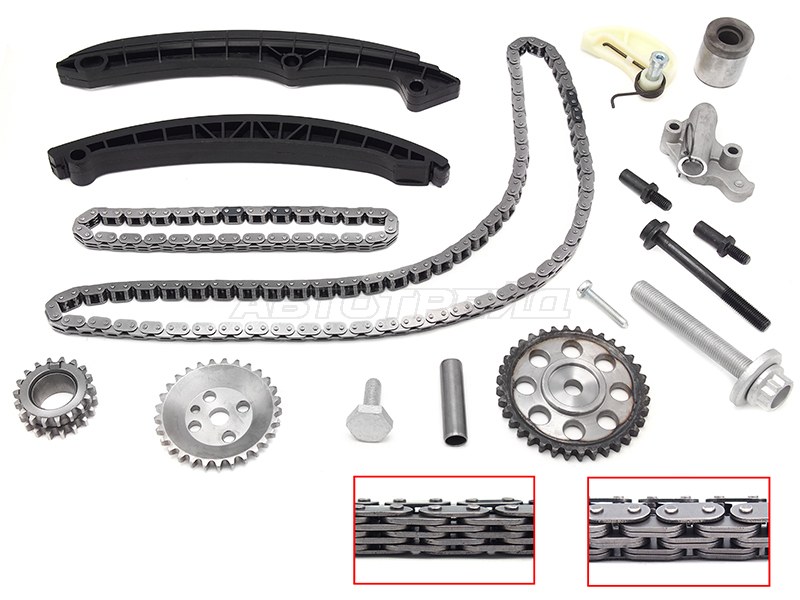 Комплект замены цепи ГРМ VAG  PASSAT /TIGUAN /JETTA /GOLF /OCTAVIA /RAPID /YETI CAXA (SAT: TK-VW044)