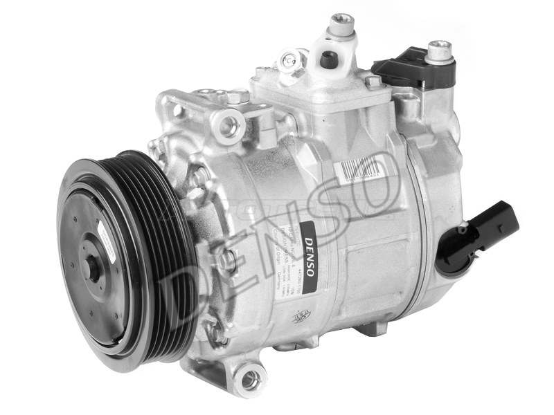 Компрессор кондиционера Audi A3 03-19  / Q3 11-19  / Skoda Kodiaq 16-22  / Octavia 04-20  / Rapid 12-20  / Volkswagen Golf 03-19  / Jetta 05-  / Passat 80-  / Polo 09-20  / Audi A1 10-18  / Q2 16-  / S3 08-16  / TT 06-19  / SEAT Alhambra 10-  / Altea 04-15  / Ateca 16- (DENSO: DCP32045)