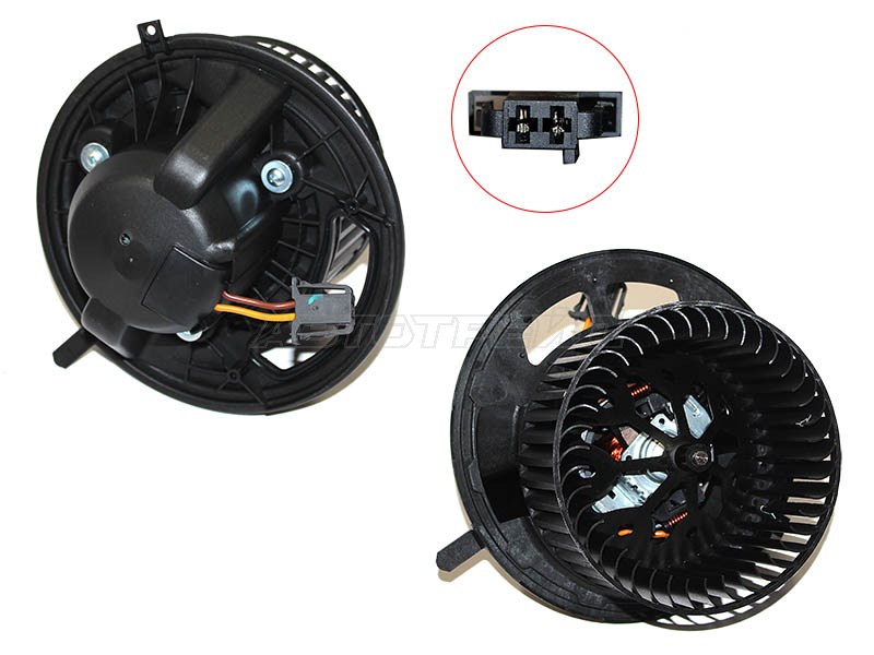 Мотор отопителя салона BMW 1-Series 04-12  / 3-Series 05-14  / X1 09-15  / X3 10-17 (SAT: ST-64119227670)