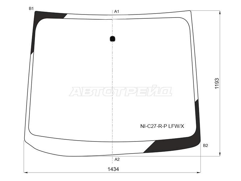 Стекло лобовое Nissan Serena 16-22 (XYG: NI-C27-R-P LFW/X)