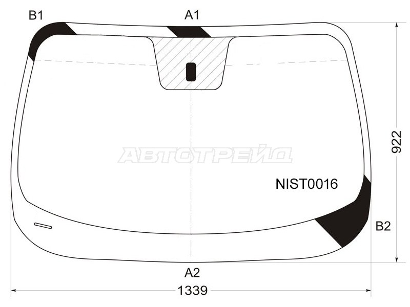 Стекло лобовое Nissan Juke 10-20 (KMK: NIST0016)