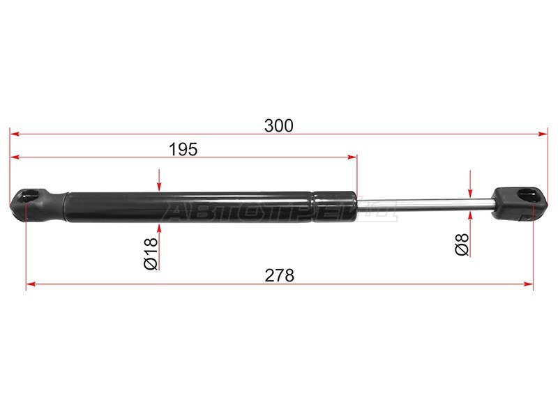 Амортизатор капота BMW 1-Series 11-19  / 3-Series 11-19  / 2-Series 14-  / 4-Series 13-20 (SAT: ST-51237255812)