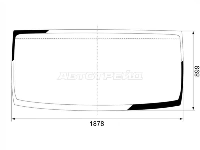 Стекло лобовое DAEWOO AVIA 00-06 (XYG: 3013AGNBL LFW/X)