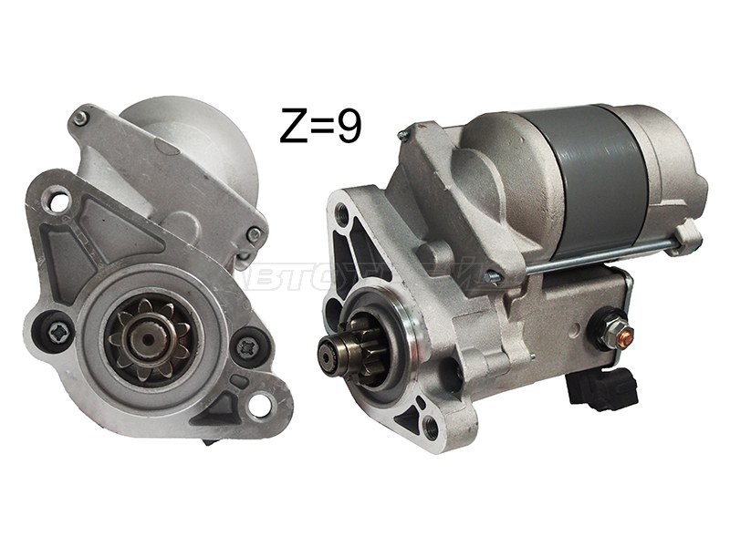 Стартер Toyota Land Cruiser (J80) 84-04  / Land Cruiser Prado (J70,J90,J120) 87-07  / 4Runner 89-02  / Coaster 82-93 (1,2 kW / Z=9 / (восстановленный)) (SAT: ST-28100-62040)