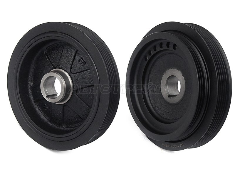 Шкив коленвала NISSAN PRIMERA 96-01 /ALMERA CLASSIC /SUNNY 06-12 двиг. QG16 /QG18 (6PK /3PK) (SAT: ST-12303-95F0A)