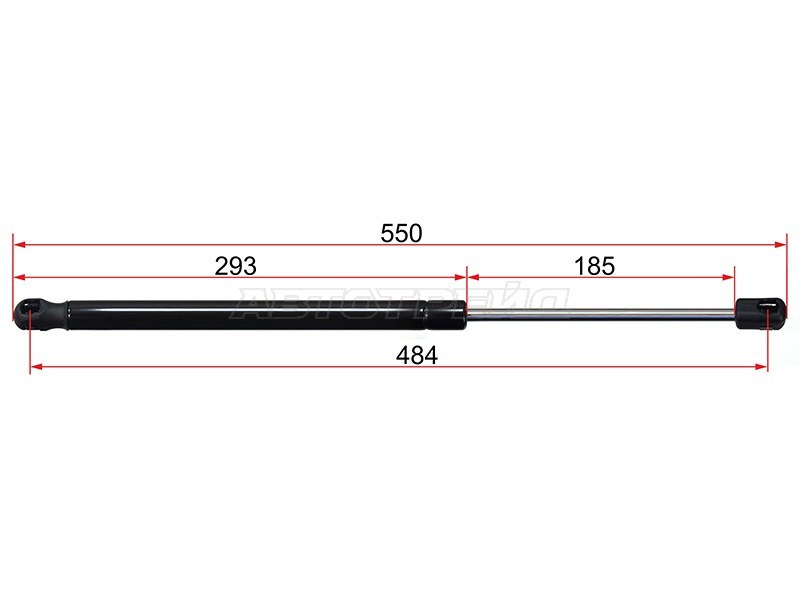 Амортизатор крышки багажника (на стекло) FORD KUGA 08-12 (SAT: ST-1496160)