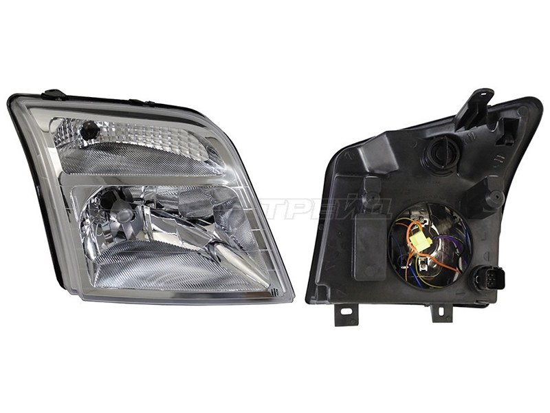 Фара Ford Transit 00-06  / Tourneo Connect 02-09 (Спереди / Справа) (DEPO: 431-1165R-LD-EM)
